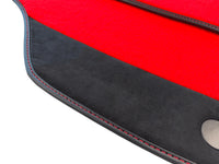 Floor Mats For Ferrari 458 Italia (2009-2015) Red Carpet And Alcantara Leather