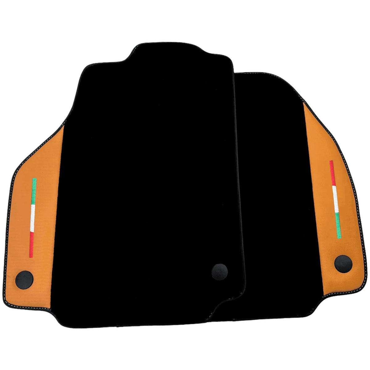 Floor Mats for Ferrari 458 Italia (2009-2015) with Beige Tradizione Nappa Leather - AutoWin