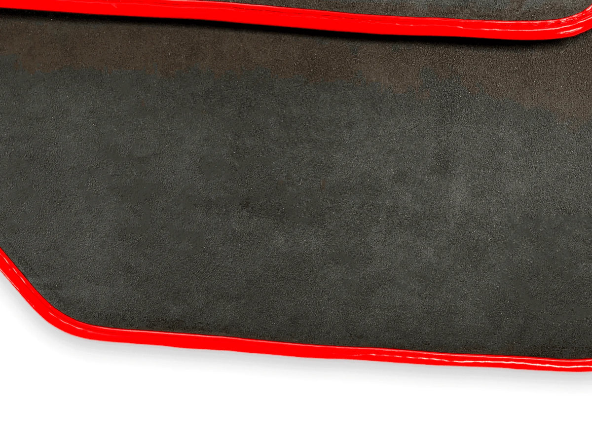 Floor Mats For Ferrari 458 Speciale (2012-2015) Alcantara Leather Red Trim