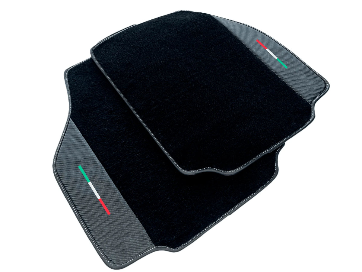 Floor Mats For Ferrari 458 Speciale (2012-2015) Carbon Leather
