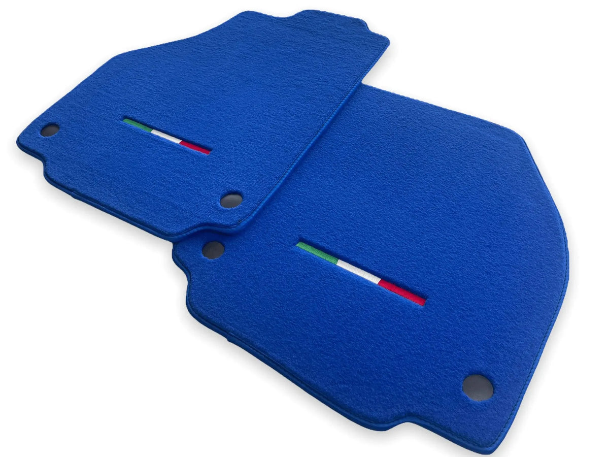 Floor Mats For Ferrari 458 Spider 2012-2015 Blue Autowin Brand Italian Edition