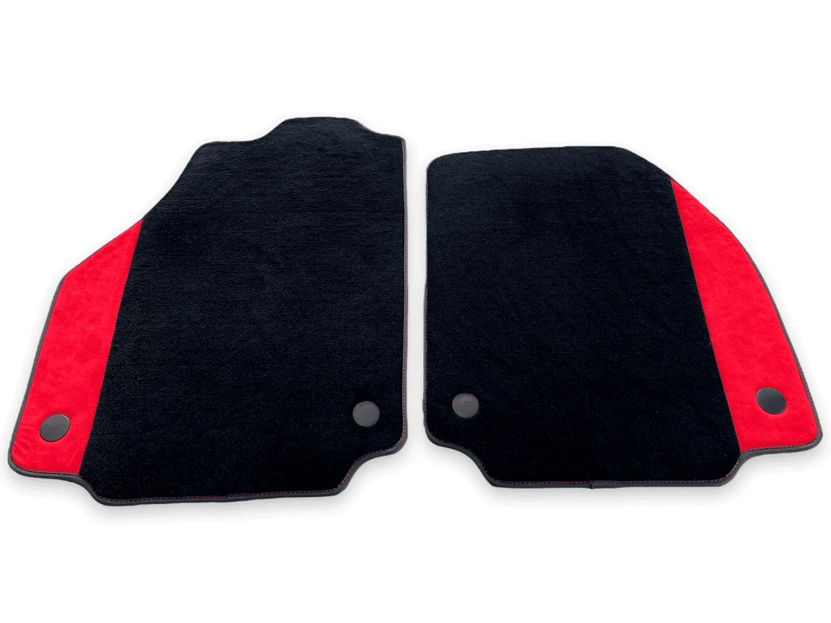 Floor Mats For Ferrari 458 Spider 2012-2015 Red Alcantara Leather
