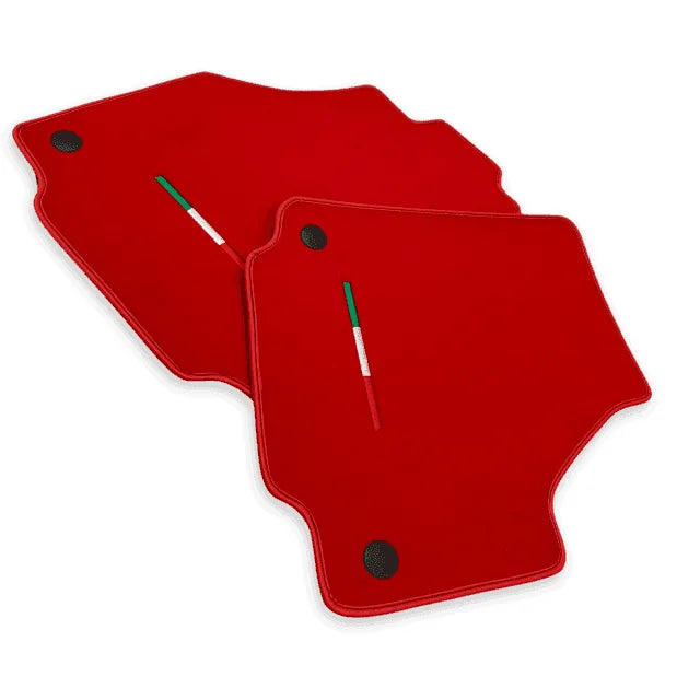 Floor Mats For Ferrari 458 Spider 2012-2015 Red Autowin Brand Italian Edition