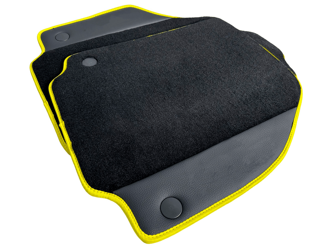 Floor Mats For Ferrari 488 GTB 2015-2022 Carpet With Leather - AutoWin