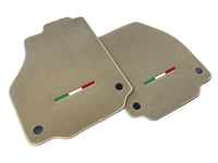 Floor Mats For Ferrari 488 Spider (2016-2022) Beige Autowin Brand Italian Edition