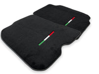 Floor Mats For Ferrari 812 Superfast Black Tailored Carpets With Italian Emblem