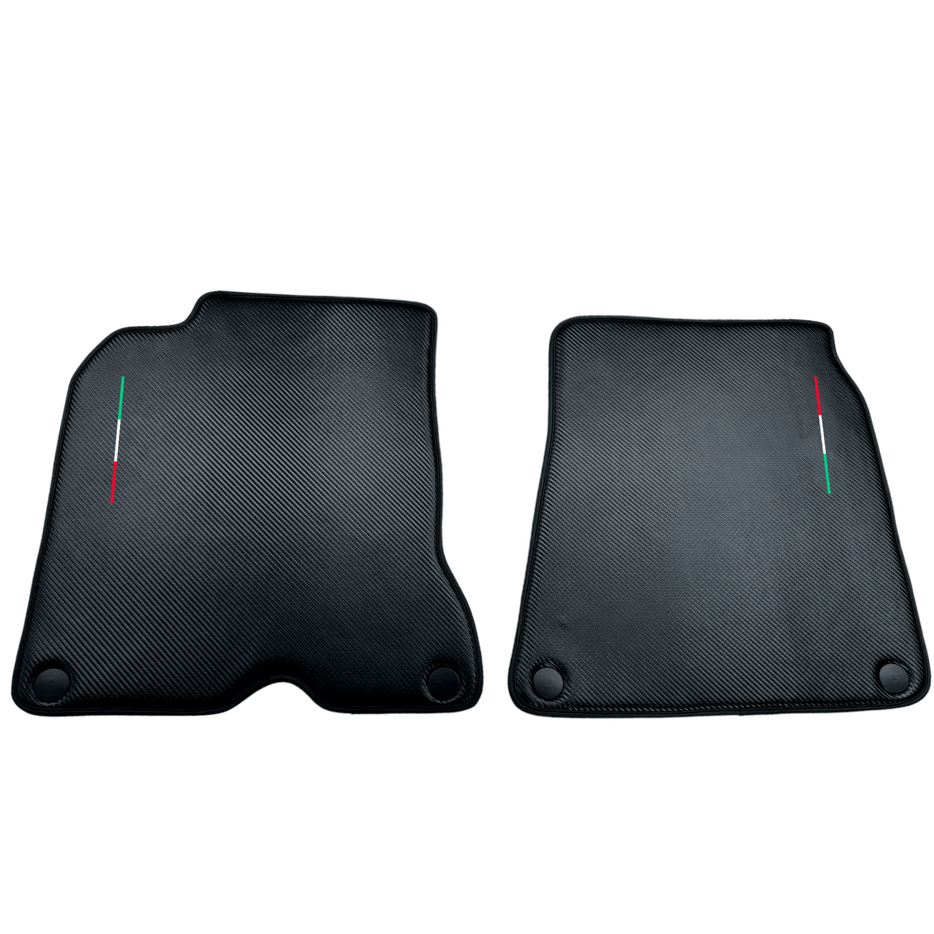 Floor Mats For Ferrari California T (2015-2018) Carbon Fiber Leather - AutoWin