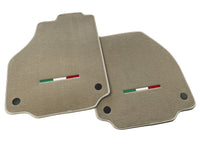 Floor Mats For Ferrari F8 Tributo (2019-2023) Beige Italian Edition - AutoWin