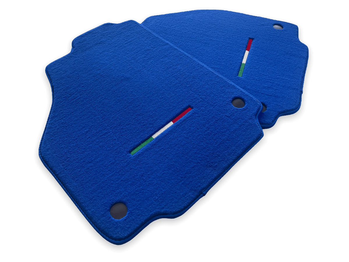 Floor Mats For Ferrari F8 Tributo 2019-2023 Blue Italian Edition - AutoWin