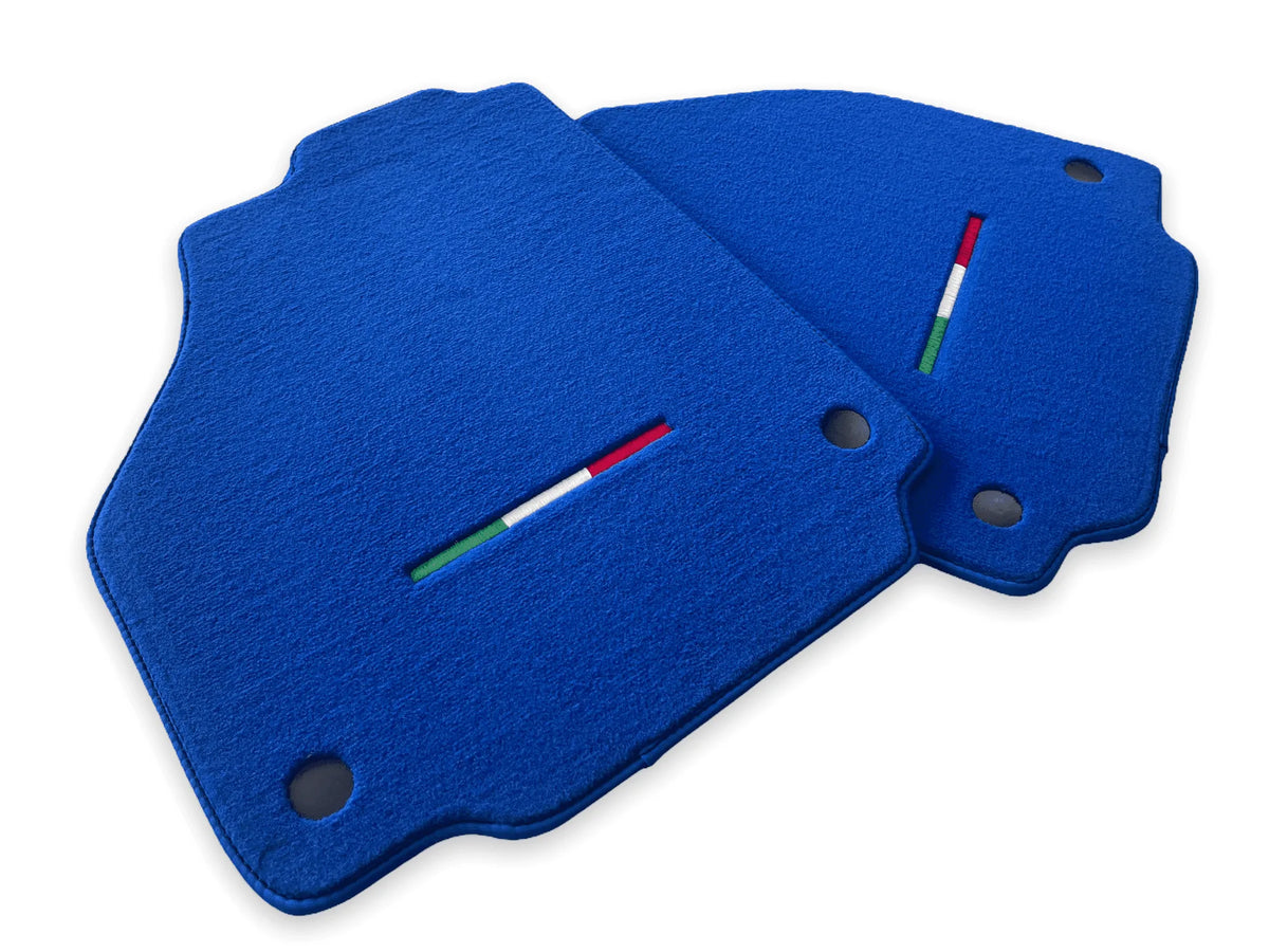 Floor Mats For Ferrari F8 Tributo 2019-2023 Blue Italian Edition - AutoWin