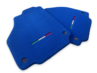 Floor Mats For Ferrari F8 Tributo 2019-2023 Blue Italian Edition - AutoWin