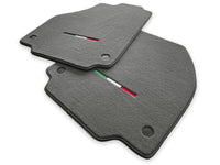 Floor Mats For Ferrari F8 Tributo (2019-2023) Gray Italian Edition - AutoWin