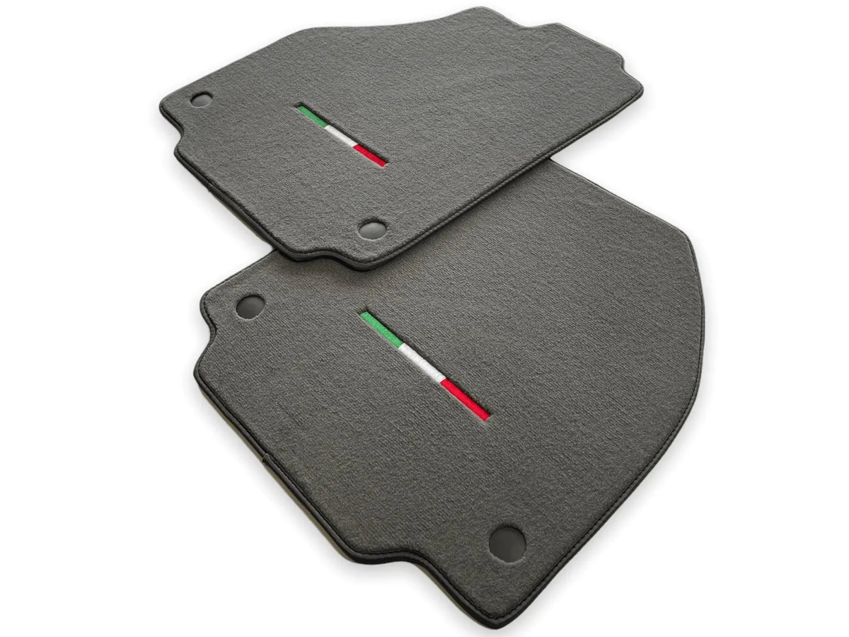 Floor Mats For Ferrari Spider 2012-2015 Gray Autowin Brand Italian Edition