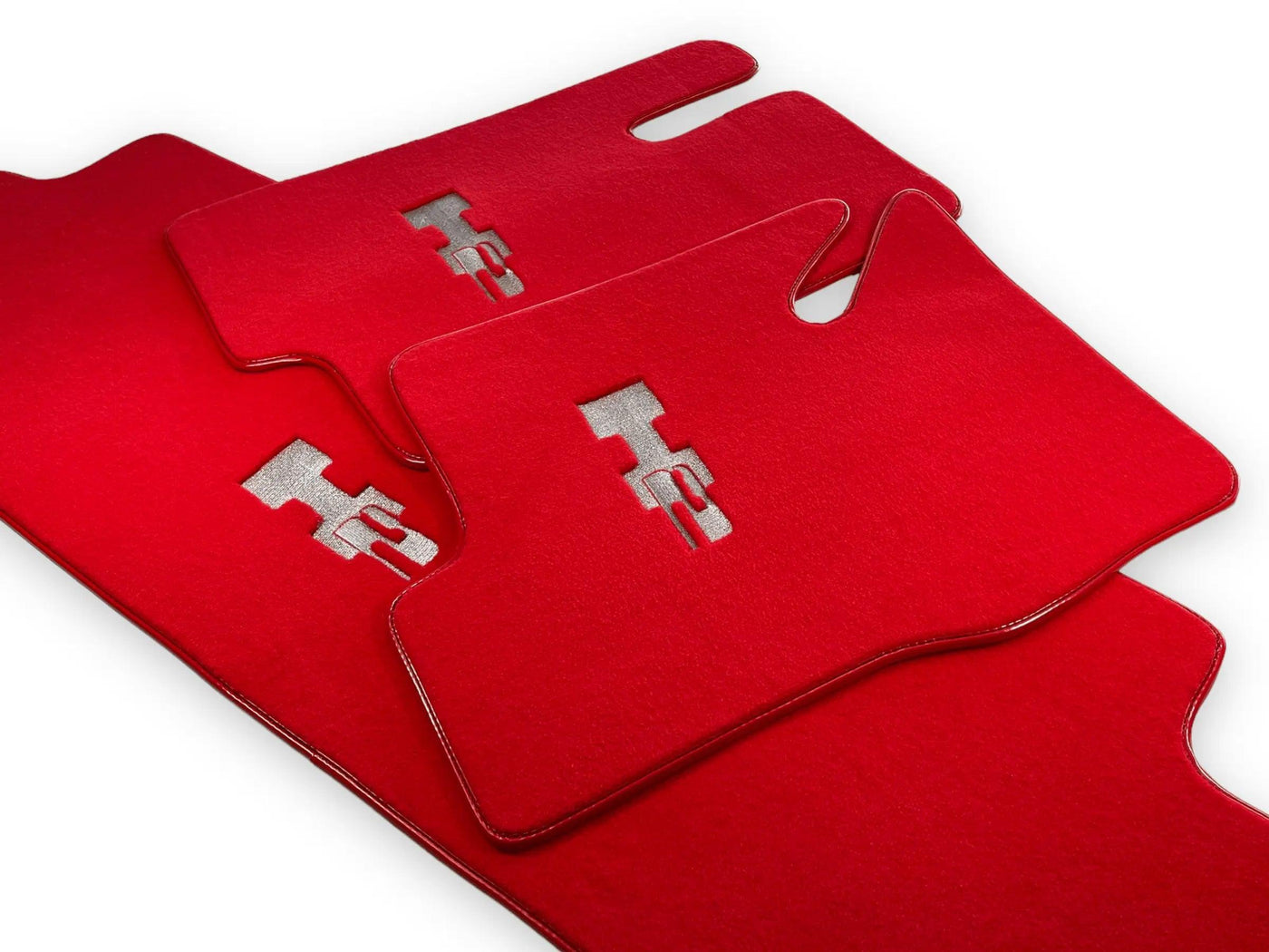 Floor Mats For Hummer H2 2003-2009 Tailored Dark Red Color Carpets - AutoWin