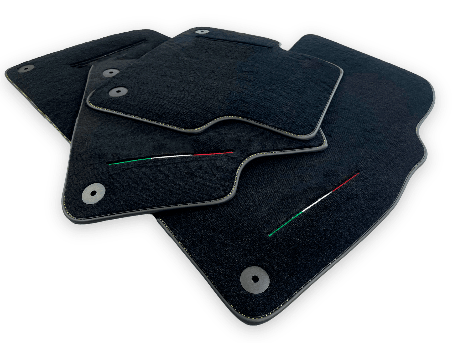 Floor Mats For Lamborghini Urus Black Tailored Yellow Edition - AutoWin