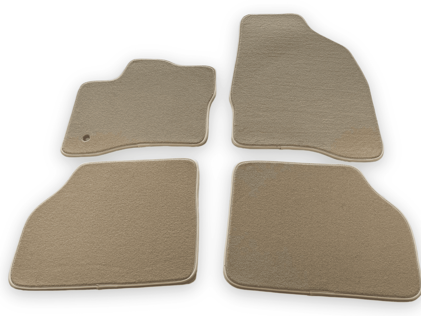 Floor Mats for Lincoln Continental (2017-2020) Sedan Beige Tailored Carpets - AutoWin
