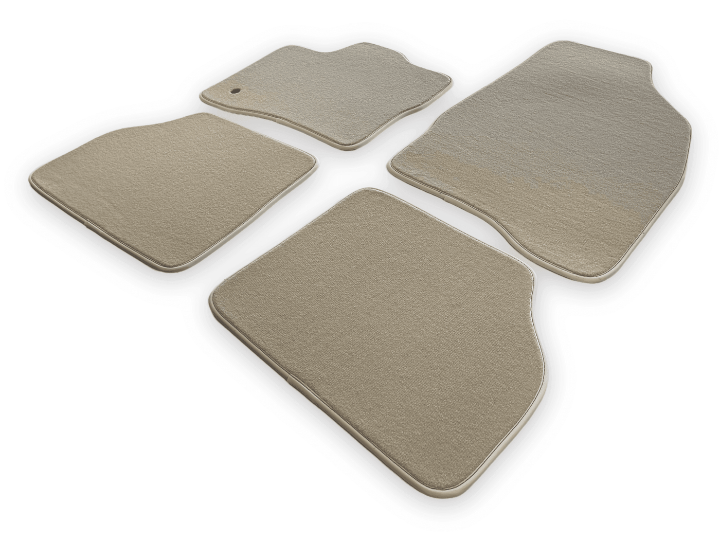 Floor Mats for Lincoln Nautilus (2019-2024) SUV Beige Tailored Carpets - AutoWin