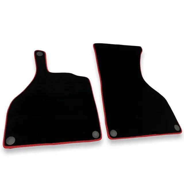 Floor Mats For Mercedes-Benz SLS-Class AMG (2009-2014) Red Trim - AutoWin