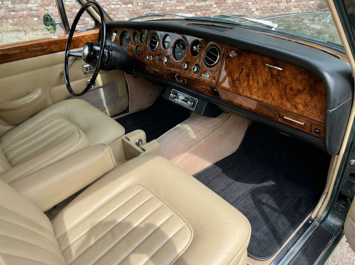 Interior look of floor mats for Alcantara Floor Mats For Rolls Royce Shadow 1965-1977