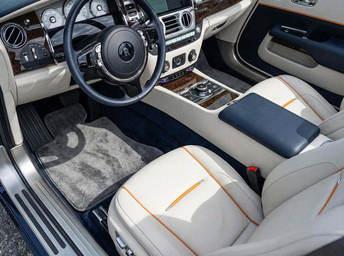 Floor Mats For Rolls Royce Dawn Rr6 2016-2023 Gray