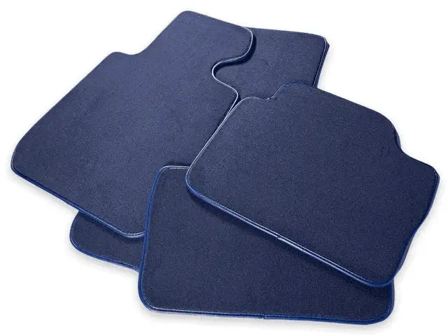 Floor Mats For Rolls Royce Ghost Series II (2021-2024) Dark Blue - AutoWin