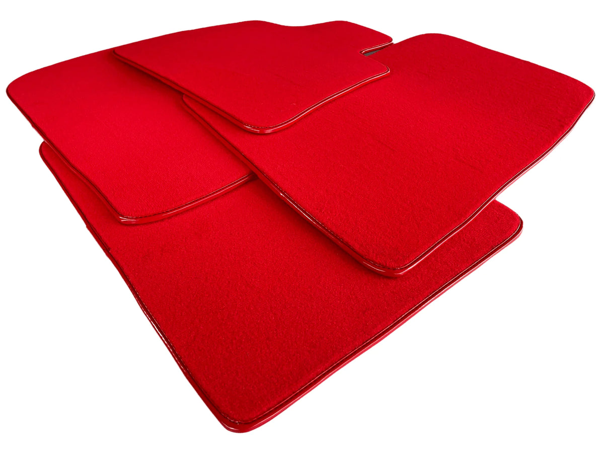 Floor Mats For Rolls Royce Ghost Series II (2021-2024) Red - AutoWin