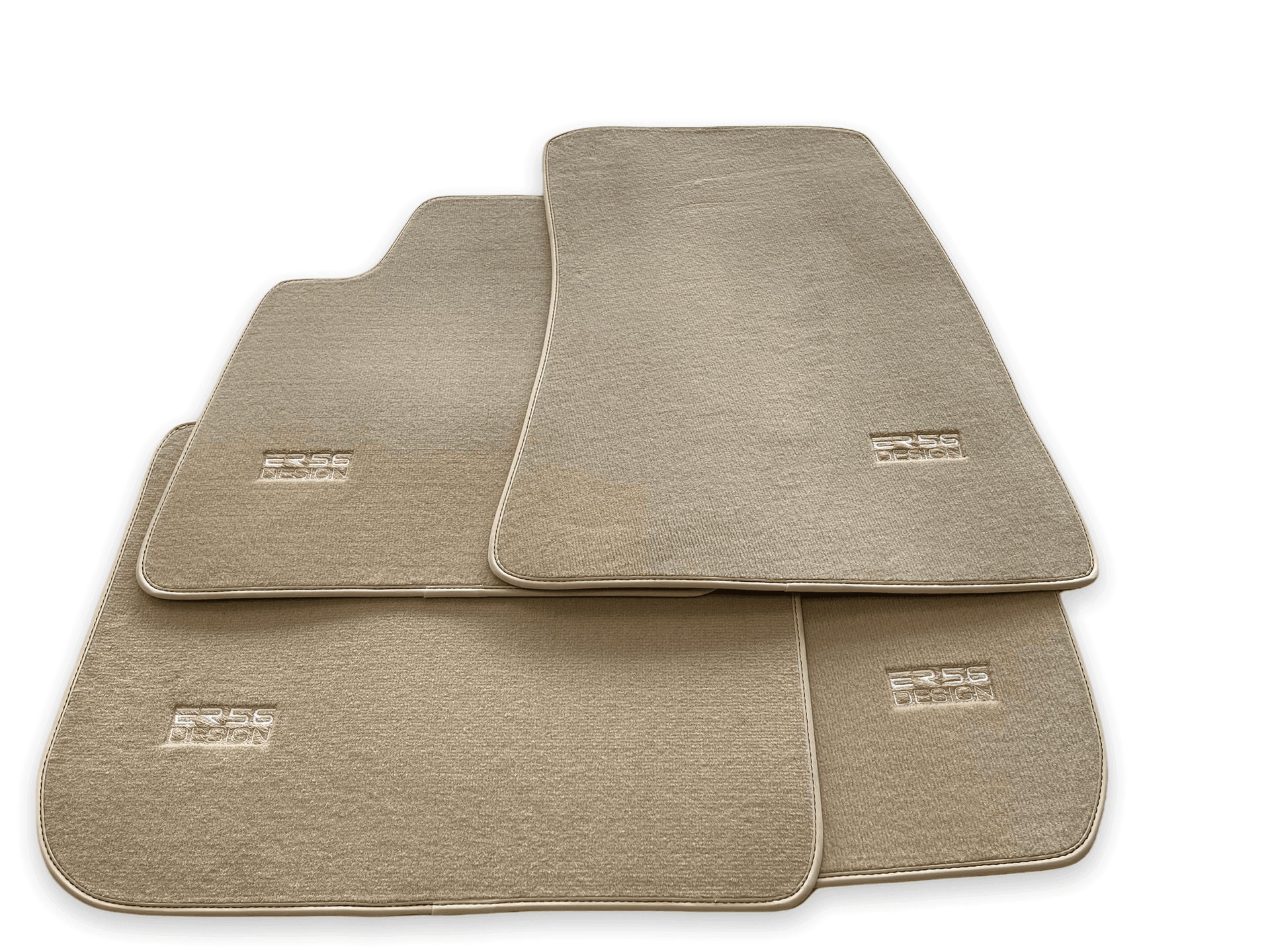 Floor Mats For Rolls Royce Phantom 2003–2016 Beige Er56 Design - AutoWin