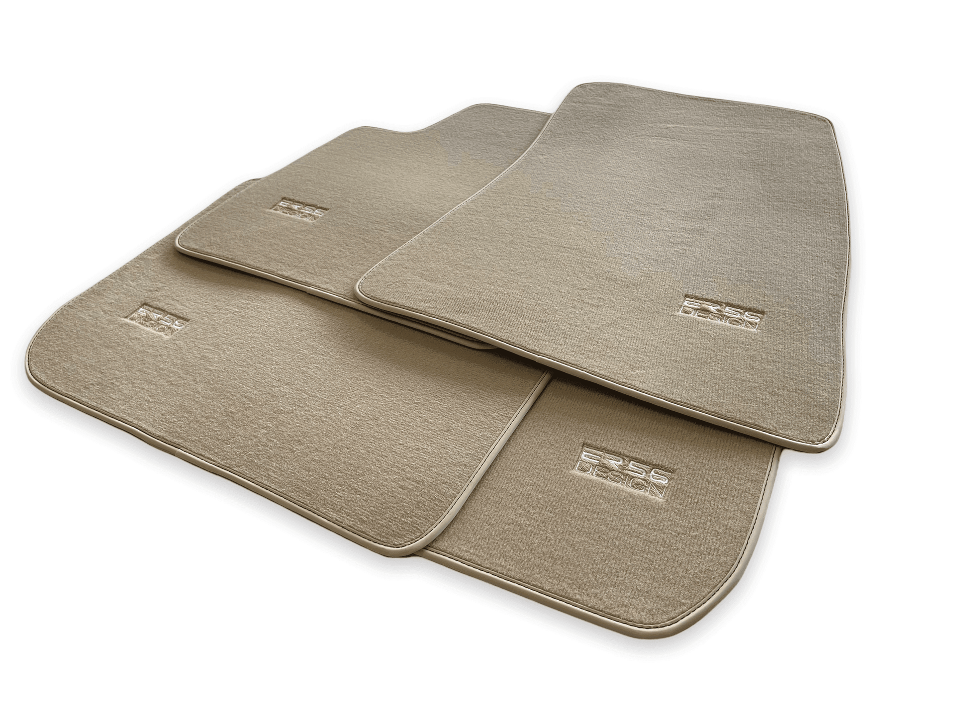 Floor Mats For Rolls Royce Phantom 2003–2016 Beige Er56 Design - AutoWin