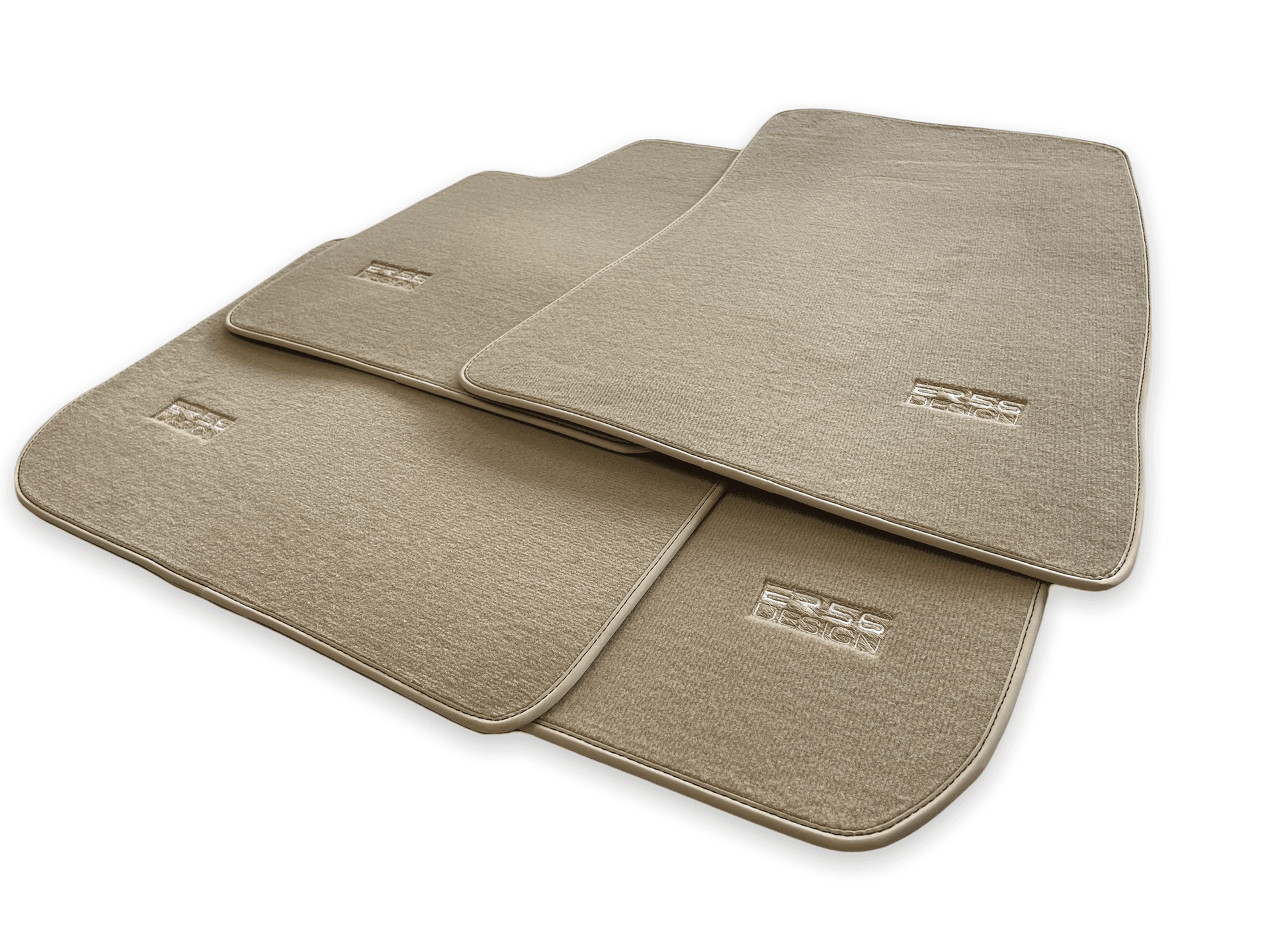 Floor Mats For Rolls Royce Phantom 2003–2016 Beige Er56 Design - AutoWin