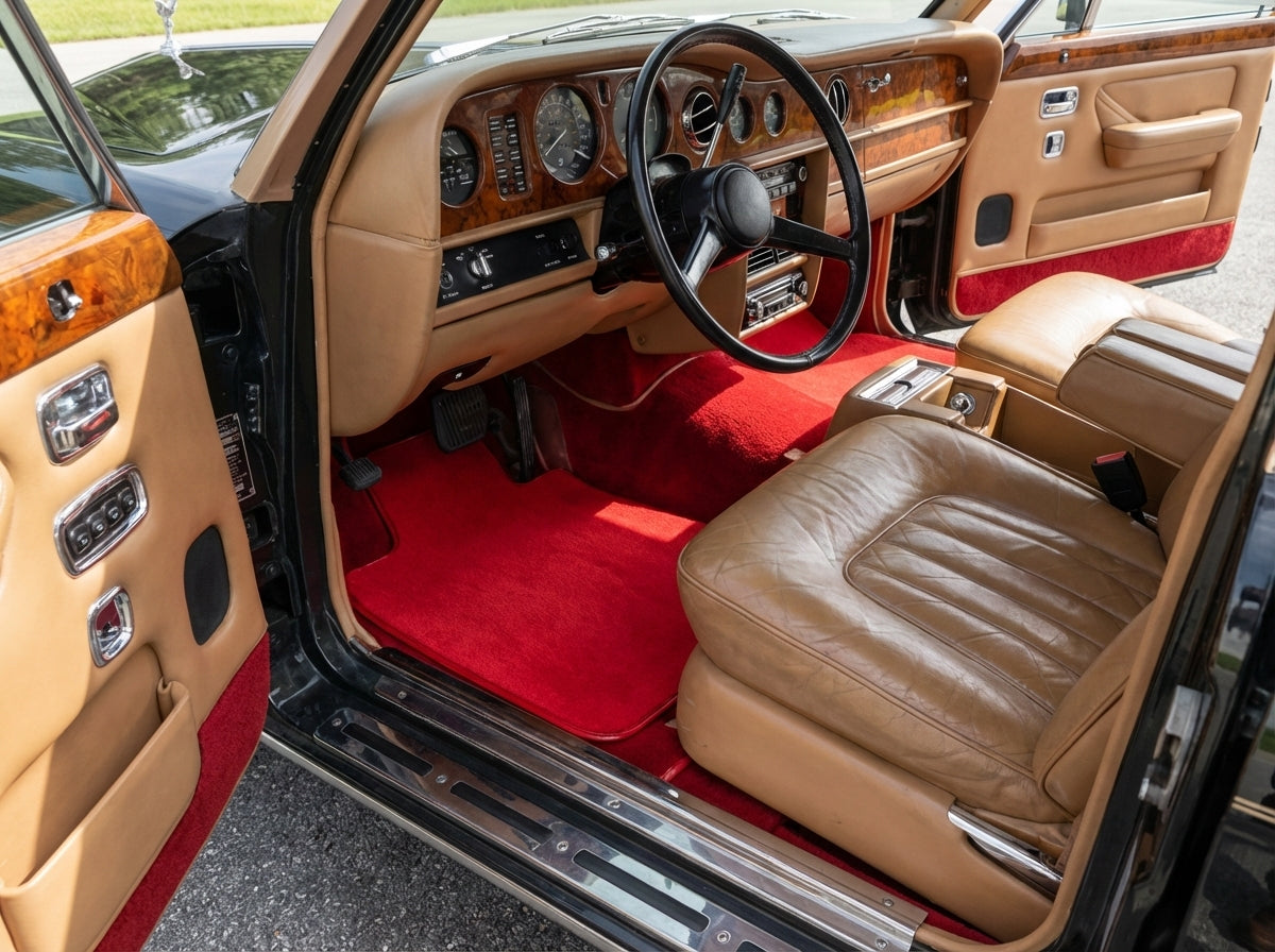 Floor Mats For Rolls Royce Wraith 2013-2023 Red