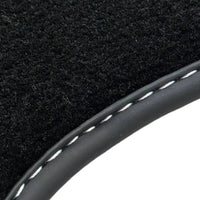 Floor Mats for Tesla Model X (6 Seats) Black Tailored Carpets ER56 Design - AutoWin