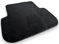 Genuine Alcantara Floor Mats for Ferrari 599 Coupe 2006-2012 Black ER56 Design - AutoWin