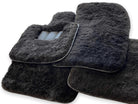 Genuine Sheepskin Floor Mats Bentley Bentayga Er56 Design Brand - AutoWin