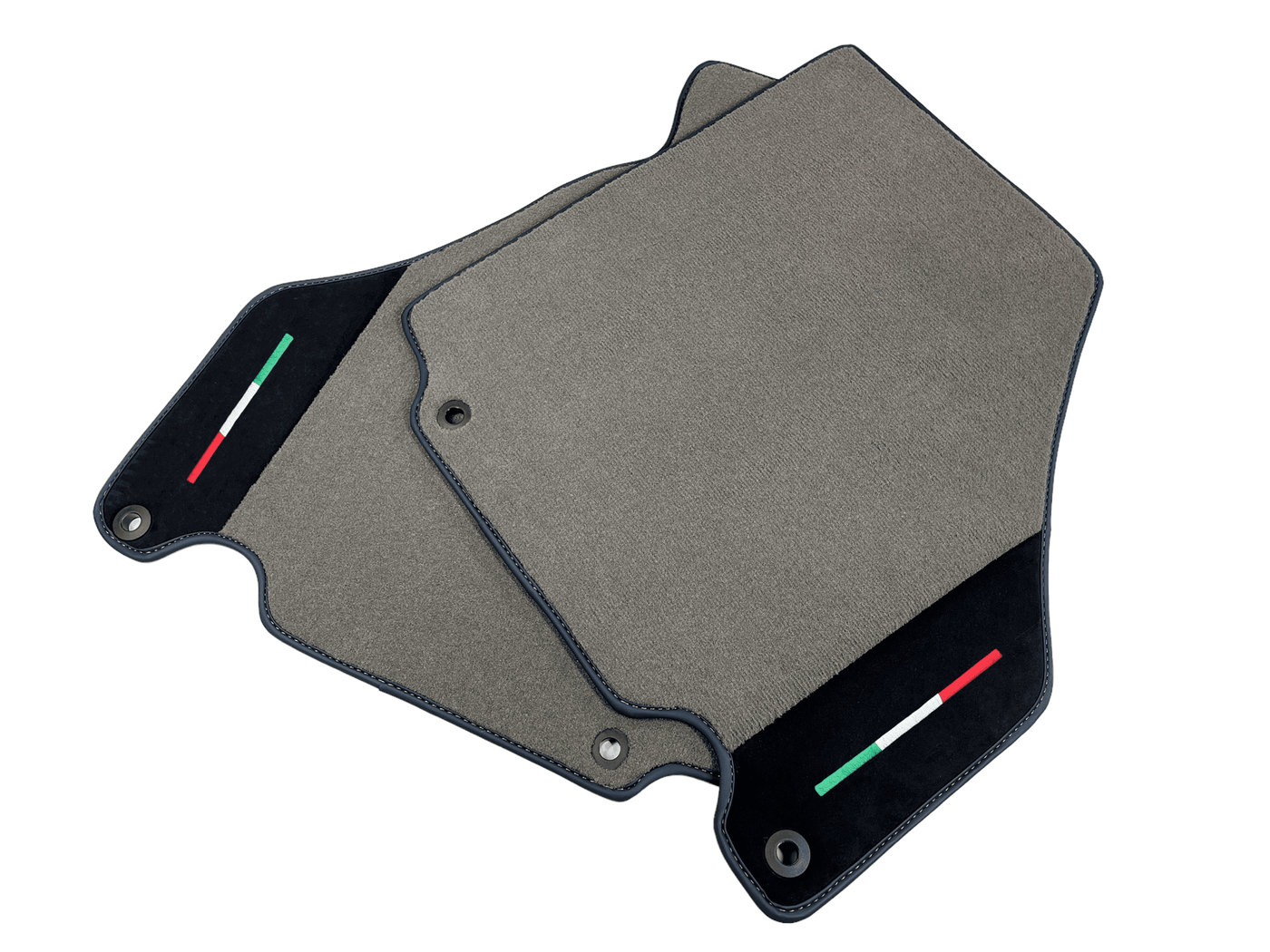 Floor Mats For Ferrari 360 Modena 1999-2005 Gray With Alcantara Leather - AutoWin