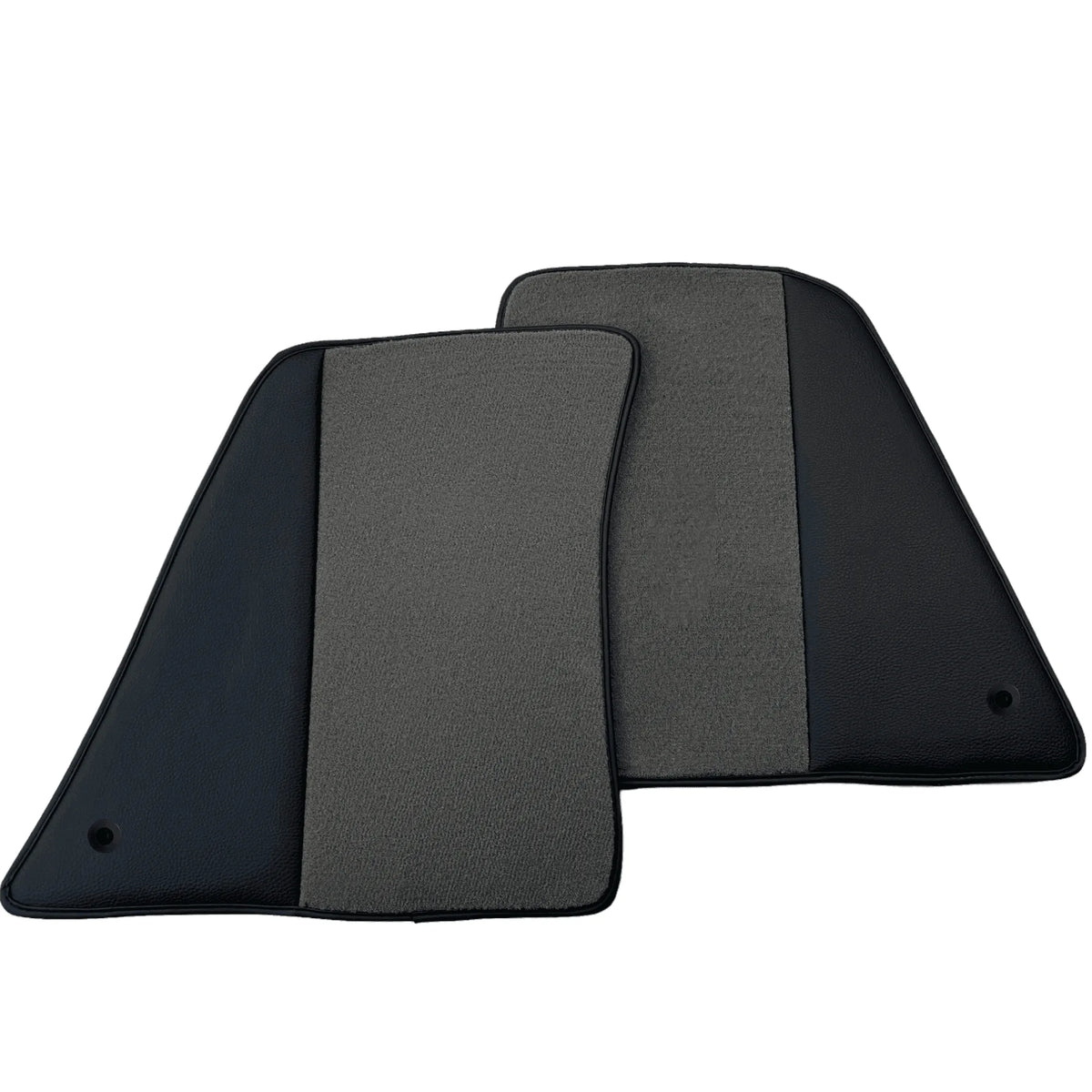 Gray Floor Mats for Ferrari 296 GTS (2022-2027) with Leather - AutoWin
