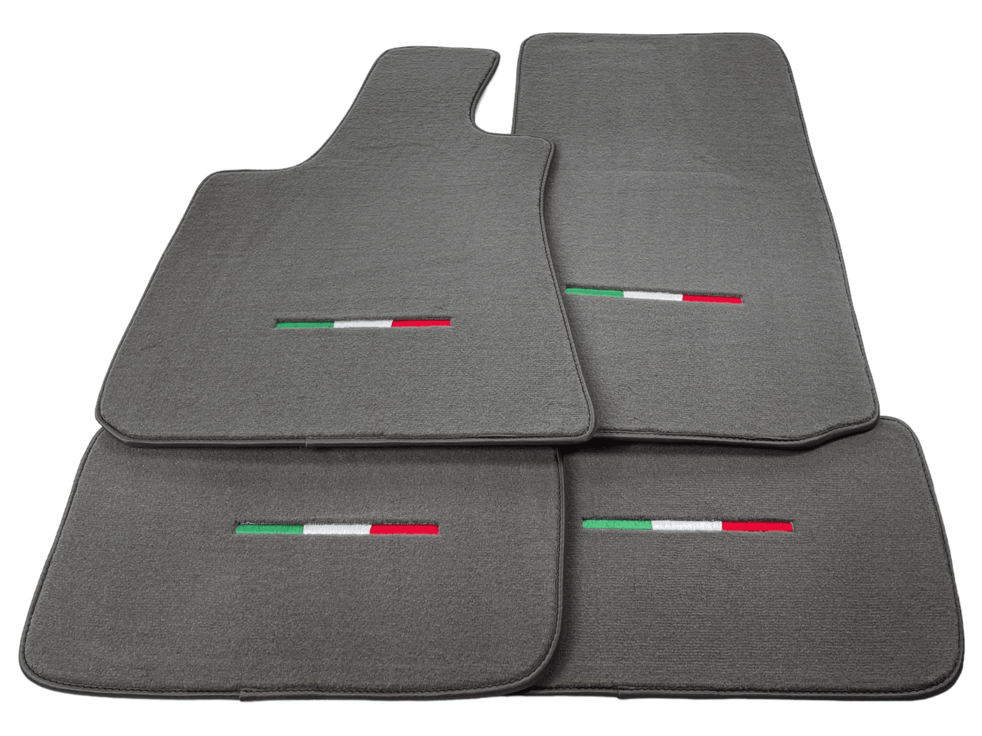 Gray Floor Mats For Maserati Coupé (2001-2007) Italy Edition - AutoWin