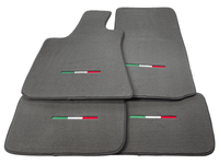 Gray Floor Mats For Maserati Coupé (2001-2007) Italy Edition - AutoWin
