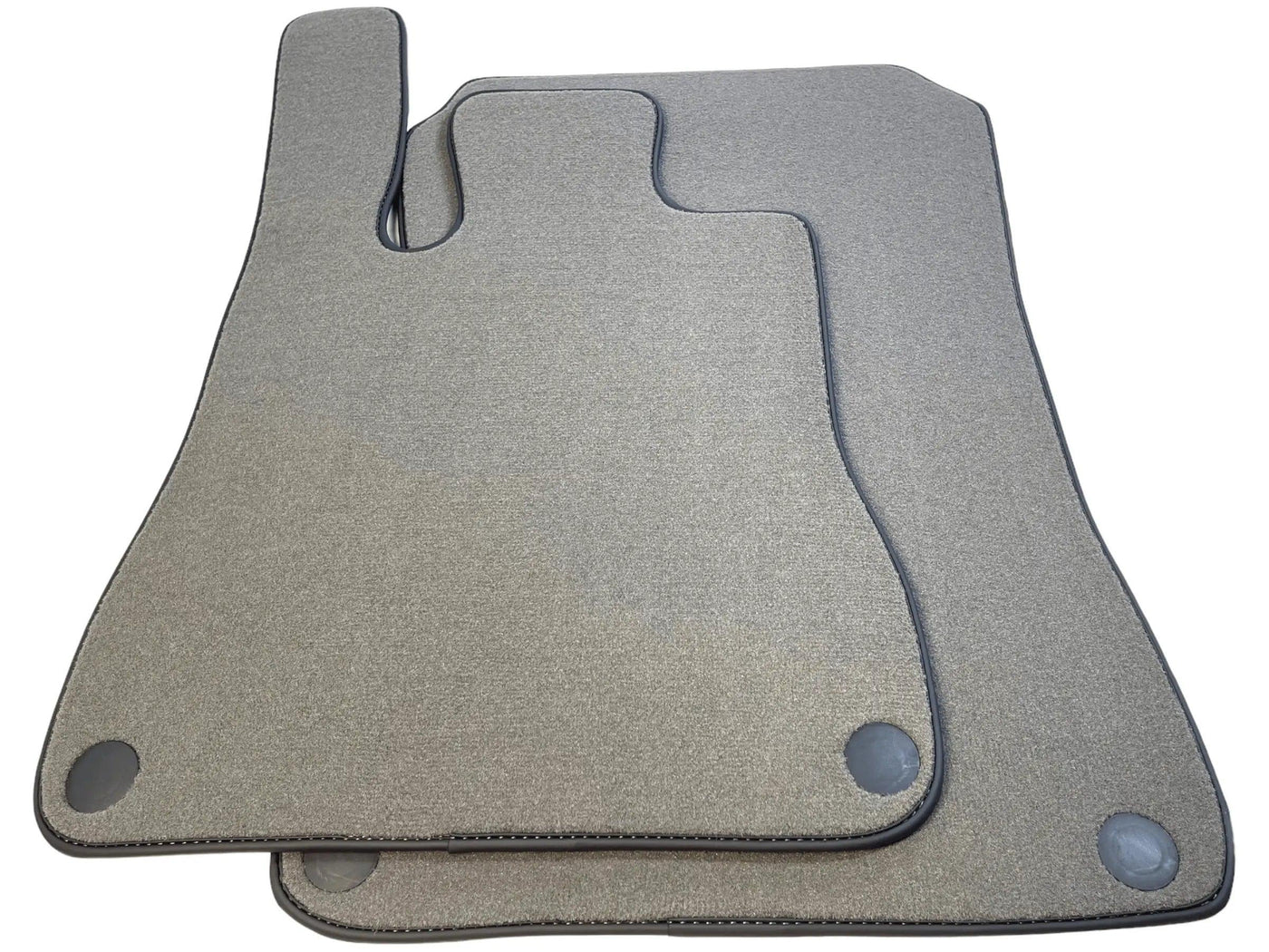 Gray Floor Mats For Mercedes-Benz R129 (1989-2001) Black Trim - AutoWin