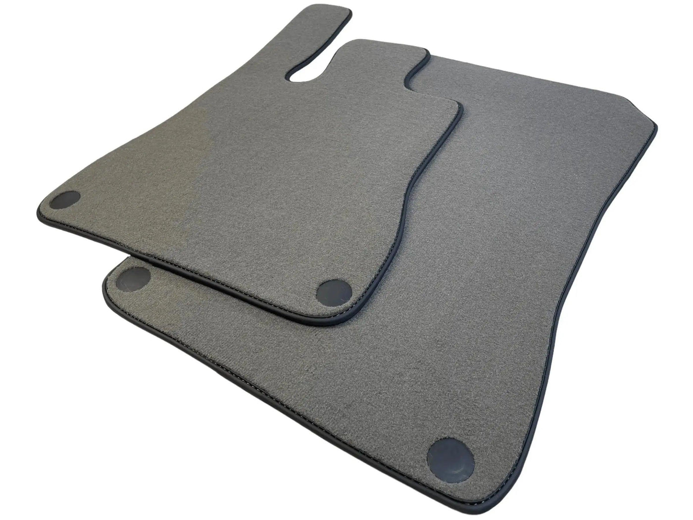 Gray Floor Mats For Mercedes-Benz R170 (1996-1998) Black Trim - AutoWin