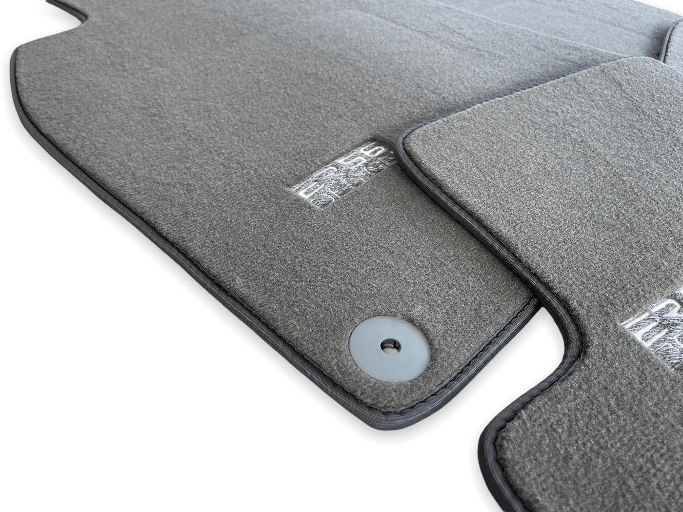 Gray Floor Mats for Porsche Taycan (2019-2023) | ER56 Design - AutoWin