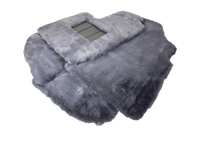 Gray Sheepskin Floor Mats For Bentley Continental GTC (2006–2011) Er56 Design - AutoWin
