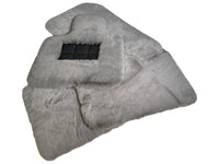 Gray Sheepskin Floor Mats For Bentley Flying Spur (2005-2013) Er56 Design Brand - AutoWin