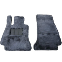 Gray Sheepskin Floor Mats for Mercedes Benz GLC-Class X254 SUV 300e 4Matic (2023-2024) | ER56 Design - AutoWin