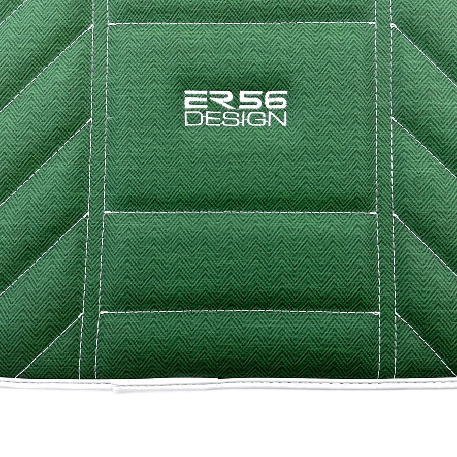 Green Leather Floor Mats For Rolls Royce Black Badge Ghost Series II (2021-2024)