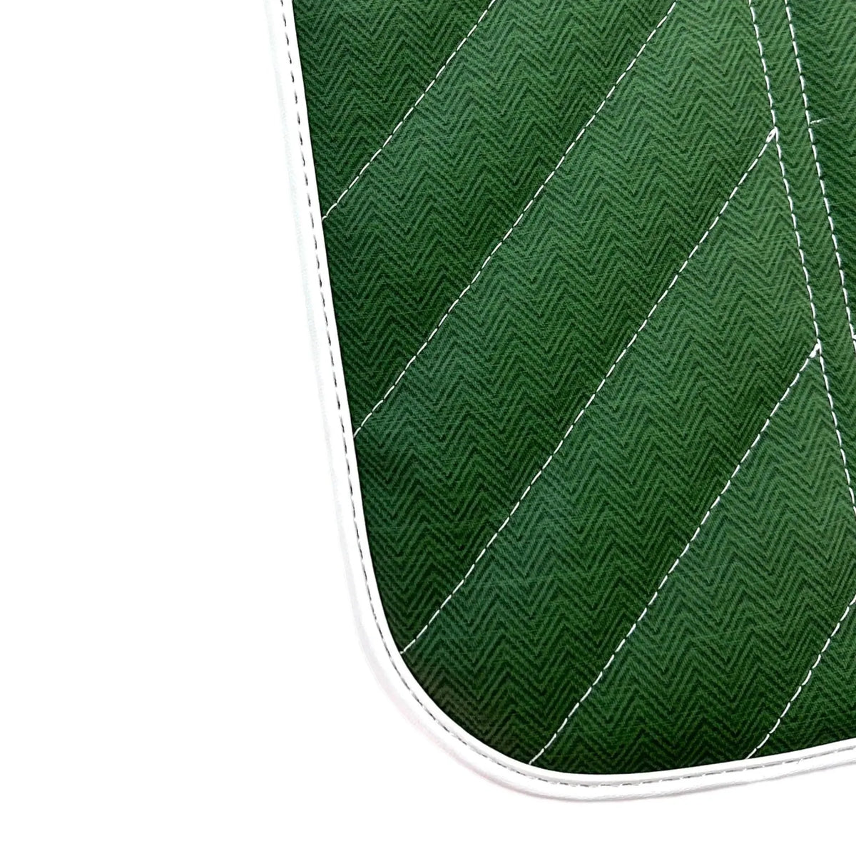 Green Leather Floor Mats For Rolls Royce Black Badge Ghost Series II (2021-2024)