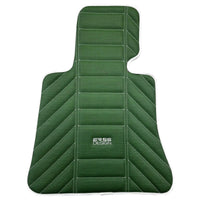 Green Leather Floor Mats For Rolls Royce Black Badge Ghost Series II (2021-2024)