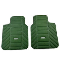 Green Leather Floor Mats For Rolls Royce Black Badge Phantom VIII (2017-2024)