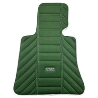 Green Leather Floor Mats For Rolls Royce Black Badge Phantom VIII (2017-2024)