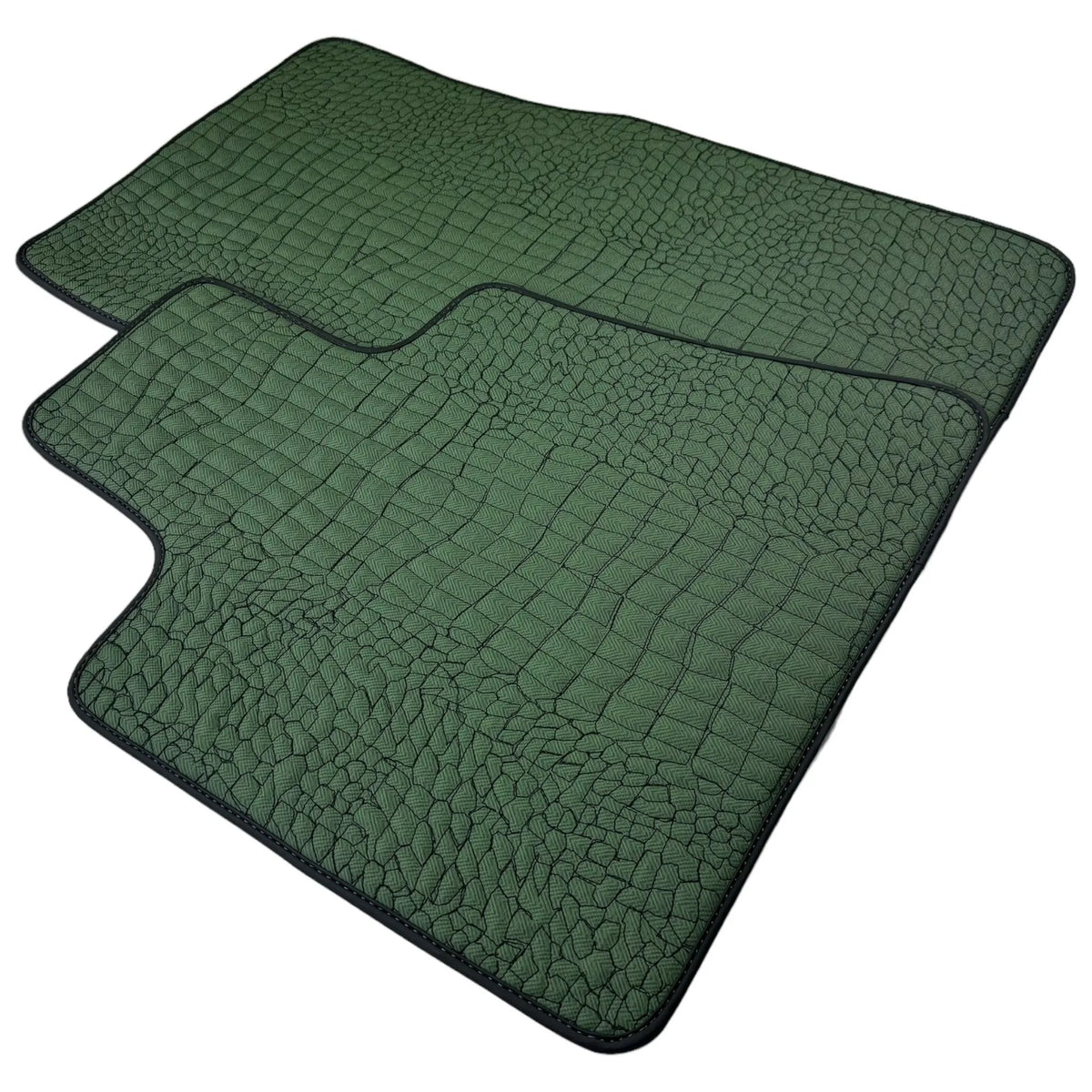 Green Leather Floor Mats for Rolls-Royce Ghost Series II (2021-2024)