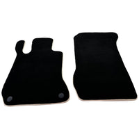 Black Floor Mats For Mercedes-Benz C-Class W204 (2007-2014) - AutoWin